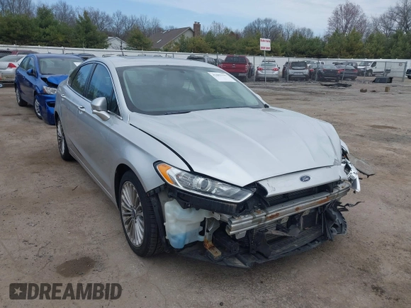 2013 Ford Fusion Titanium with VIN 3FA6P0K93DR260275, listed as a IAAI auction lot 42002127 with 126,751 mi miles. Bid and sale history available at carsss.com. Image 1.