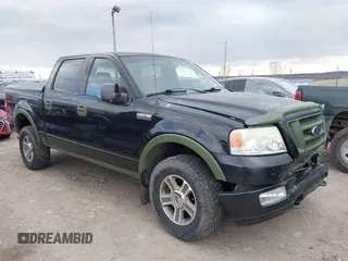 2004 Ford F-150 XLT with VIN 1FTPW14534KB58335, listed as a IAAI auction lot 41863669 with 99,980 mi miles. Bid and sale history available at carsss.com. Image 1.