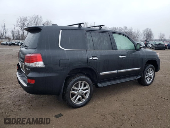 2015 Lexus LX 570 with VIN JTJHY7AX7F4184982, listed as a Copart auction lot 83942454 with 140,524 mi miles and Salvage Title. Bid and sale history available at DreamBid. Image 3.