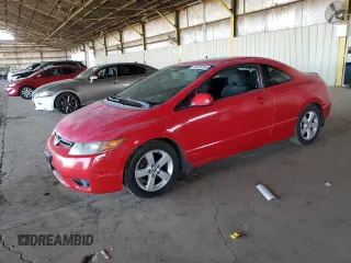 2008 Honda Civic Cpe EX with VIN 2HGFG12838H553815, listed as a Copart auction lot 55426795 with 270,121 mi miles and Clean Title. Bid and sale history available at carsss.com. Image 1.