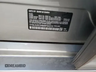 2021 BMW X5 M z VIN 5YMJU0C04M9F64315, wystawiony jako Copart lot #82029464 z przebiegiem Nie podano mil oraz Szkoda całkowita • Salvage title. Historia ofert i sprzedaży dostępna na DreamBid. Obrazek 13.