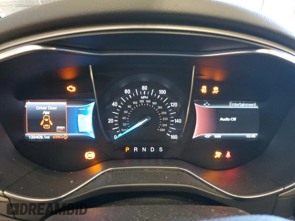 2015 Ford Fusion SE with VIN 3FA6P0HD6FR197879, listed as a Copart auction lot 49554025 with 135,408 mi miles and Salvage Title. Bid and sale history available at carsss.com. Image 9.