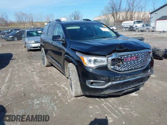 2018 GMC Acadia Denali with VIN 1GKKNXLS5JZ226424, listed as a IAAI auction lot 41956513 with 106,754 mi miles and . Bid and sale history available at carsss.com. Image 1.
