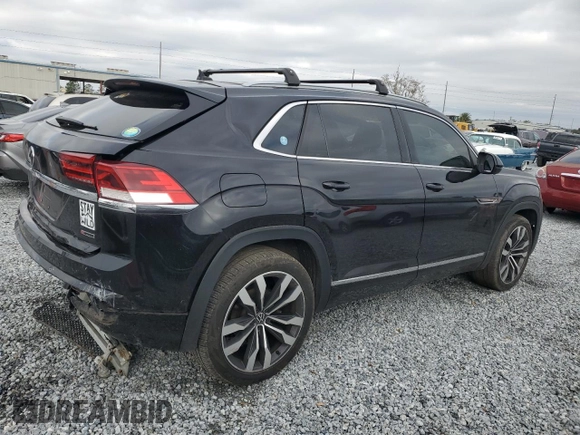 2021 Volkswagen Atlas SEL Premium R-Line with VIN 1V2FE2CA5MC224413, listed as a Copart auction lot 87508645 with 39,186 mi miles and Salvage title. Bid and sale history available at DreamBid. Image 3.