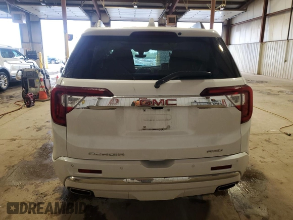 2023 GMC Acadia Denali with VIN 1GKKNXLS3PZ237768, listed as a Copart auction lot 57879665 with Not provided miles and Salvage title. Bid and sale history available at DreamBid. Image 6.