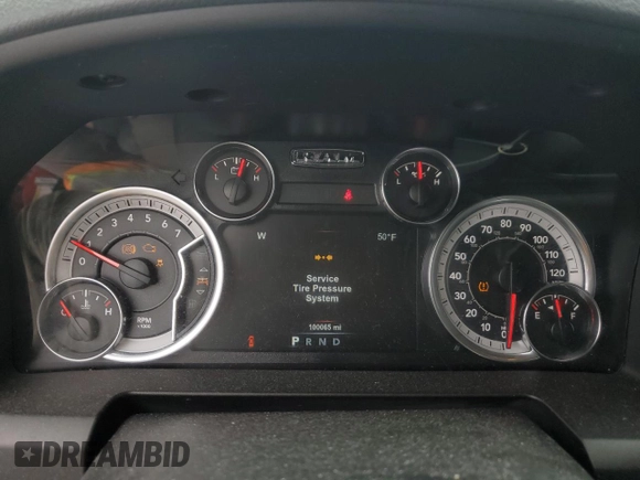 2018 Ram 1500 Big Horn with VIN 3C6RR7LT8JG178402, listed as a Copart auction lot 51204195 with 100,065 mi miles and Salvage title. Bid and sale history available at DreamBid. Image 9.