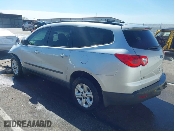 2012 Chevrolet Traverse LS with VIN 1GNKRFED0CJ405987, listed as a IAAI auction lot 42073525 with 162,300 mi miles and . Bid and sale history available at DreamBid. Image 3.