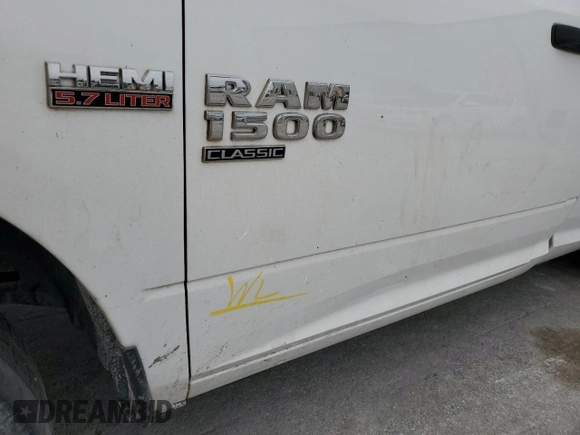 2020 Ram 1500 Tradesman z VIN 3C6JR6DT6LG144032, wystawiony jako Copart lot #76073334 z przebiegiem 73 342 mil mil oraz Nie do naprawy • Non repairable. Historia ofert i sprzedaży dostępna na DreamBid. Obrazek 14.