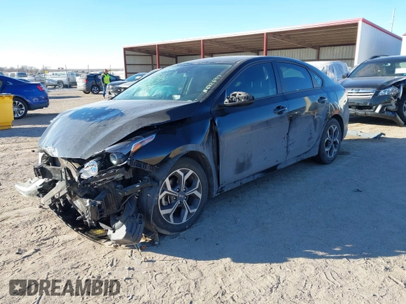 2020 Kia Forte LXS with VIN 3KPF24ADXLE178555, listed as a IAAI auction lot 41456183 with 81,415 mi miles. Bid and sale history available at carsss.com. Image 19.