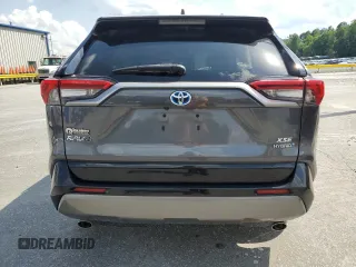 2021 Toyota RAV4 Hybrid XSE with VIN 2T3E6RFV8MW005489, listed as a Copart auction lot 56984825 with 92,632 mi miles and Salvage title. Bid and sale history available at DreamBid. Image 6.