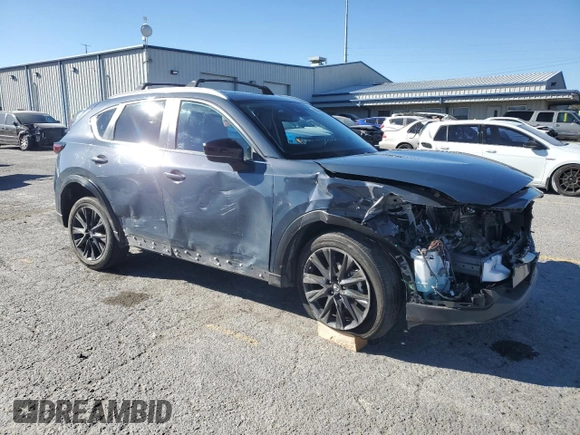 2023 Mazda CX-5 2.5 S Carbon Edition with VIN JM3KFBCM6P0280641, listed as a Copart auction lot 89353875 with 49,497 mi miles and Salvage Title. Bid and sale history available at carsss.com. Image 4.