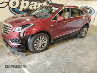 2017 Cadillac XT5 Luxury FWD with VIN 1GYKNBRS5HZ171595, listed as a Copart auction lot 62879055 with 87,834 mi miles and Clean title. Bid and sale history available at DreamBid. Image 1.