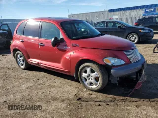 2001 Chrysler PT Cruiser with VIN 3C8FY4BB01T592155, listed as a Copart auction lot 80215924 with 129,971 mi miles and Clean Title. Bid and sale history available at carsss.com. Image 4.
