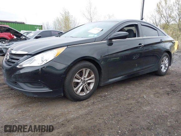 2014 Hyundai Sonata GLS with VIN 5NPEB4AC4EH892344, listed as a IAAI auction lot 42092885 with 78,079 mi miles and . Bid and sale history available at carsss.com. Image 2.