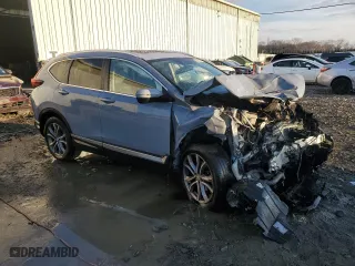 2021 Honda CR-V Touring with VIN 2HKRW2H96MH668365, listed as a Copart auction lot 42845205 with 184,609 mi miles and Salvage Title. Bid and sale history available at carsss.com. Image 4.