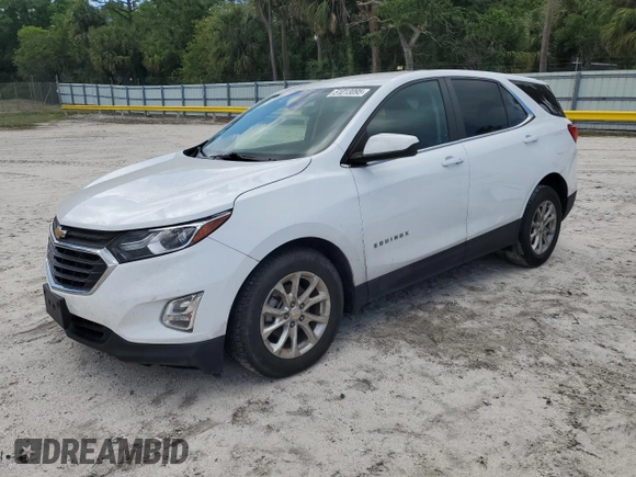 2021 Chevrolet Equinox LT with VIN 2GNAXKEV4M6124678, listed as a Copart auction lot 51013095 with 83,008 mi miles and Non Repairable. Bid and sale history available at carsss.com. Image 1.