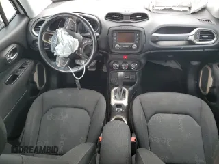 2017 Jeep Renegade Latitude with VIN ZACCJABB9HPG52068, listed as a Copart auction lot 55065385 with 57,773 mi miles and Salvage title. Bid and sale history available at DreamBid. Image 8.