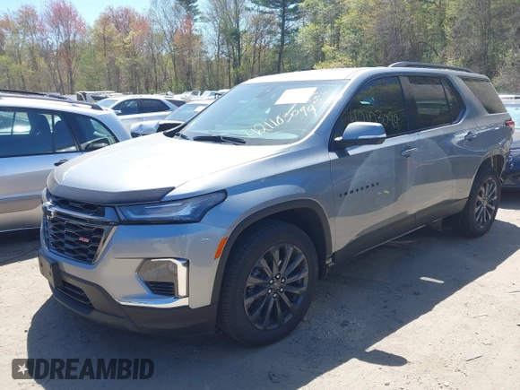 2023 Chevrolet Traverse RS with VIN 1GNEVJKWXPJ245883, listed as a IAAI auction lot 42103099 with 21,832 mi miles and . Bid and sale history available at DreamBid. Image 18.