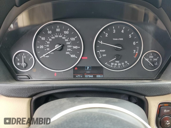 2015 BMW 3 Series 320i с VIN WBA3B1G56FNT02268, выставлен на аукционе Copart как лот 58822465 с пробегом 107 944 миль миль и Чистый • Clean title. История ставок и продаж доступна на DreamBid. Изображение 9.