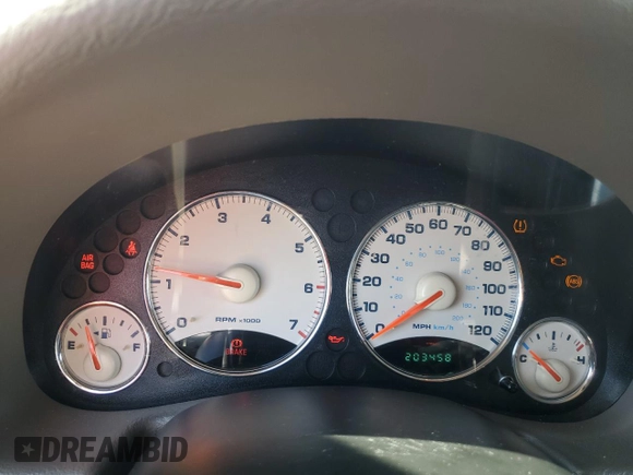 2004 Jeep Liberty Limited with VIN 1J4GL58K34W150741, listed as a Copart auction lot 53392095 with 203,458 mi miles and Salvage title. Bid and sale history available at DreamBid. Image 9.