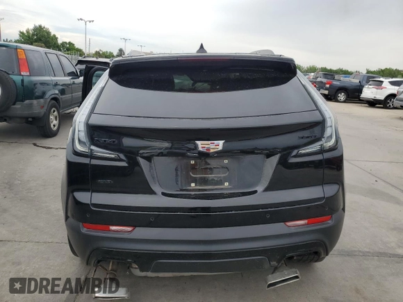 2023 Cadillac XT4 AWD Sport with VIN 1GYFZFR43PF105500, listed as a Copart auction lot 58658394 with 0 mi miles and Salvage Title. Bid and sale history available at carsss.com. Image 6.