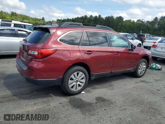 2017 Subaru Outback Premium with VIN 4S4BSADC7H3243890, listed as a Copart auction lot 59183705 with 91,182 mi miles and Non repairable. Bid and sale history available at DreamBid. Image 3.