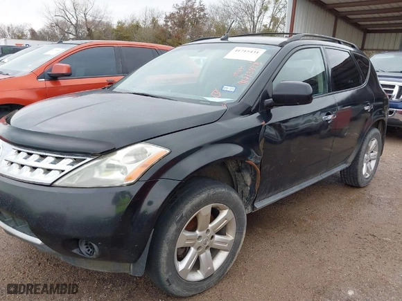 2006 Nissan Murano SL with VIN JN8AZ08W46W503737, listed as a IAAI auction lot 41715431 with 215,212 mi miles. Bid and sale history available at carsss.com. Image 6.