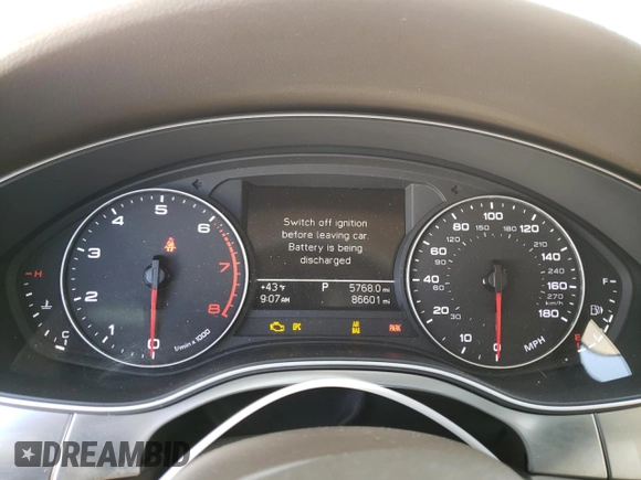 2015 Audi A6 2.0T Premium with VIN WAUFFAFC0FN036389, listed as a Copart auction lot 41584013 with 86,601 mi miles. Bid and sale history available at carsss.com. Image 9.