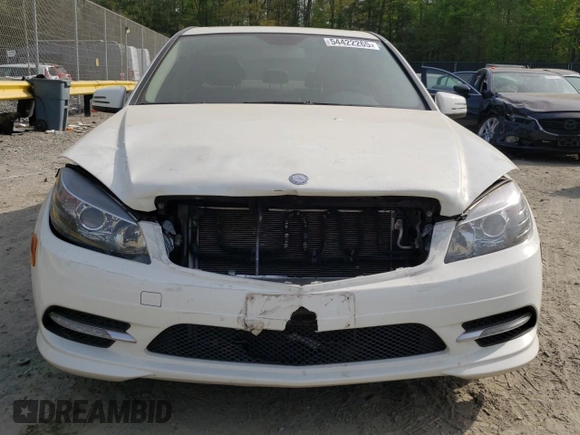 2011 Mercedes-Benz C 300 Sport with VIN WDDGF8BB1BR186307, listed as a Copart auction lot 54422265 with 98,377 mi miles and Salvage Title. Bid and sale history available at carsss.com. Image 5.