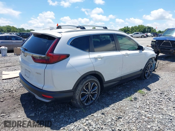 2021 Honda CR-V EX-L with VIN 5J6RW2H82MA008803, listed as a IAAI auction lot 42502922 with 15,638 mi miles and . Bid and sale history available at DreamBid. Image 4.