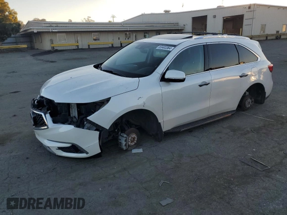2018 Acura MDX Advance with VIN 5J8YD4H82JL002102, listed as a Copart auction lot 83403364 with Not Provided miles and Salvage Title. Bid and sale history available at carsss.com. Image 1.