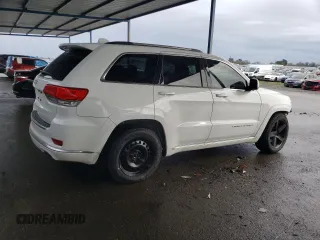 2015 Jeep Grand Cherokee Summit with VIN 1C4RJFJT1FC844975, listed as a Copart auction lot 45424455 with 75,471 mi miles and Salvage Title. Bid and sale history available at carsss.com. Image 3.