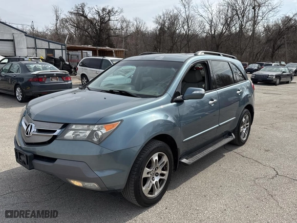2007 Acura MDX Tech/Entertainment Pkg with VIN 2HNYD28497H500636, listed as a Copart auction lot 47821585 with 103,383 mi miles and Clean Title. Bid and sale history available at carsss.com. Image 2.