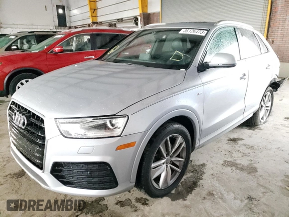 2018 Audi Q3 Premium with VIN WA1BCCFS4JR012069, listed as a Copart auction lot 36126473 with 89,308 mi miles. Bid and sale history available at carsss.com. Image 1.