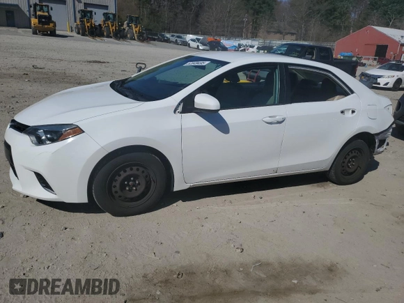 2016 Toyota Corolla L with VIN 2T1BURHEXGC526217, listed as a Copart auction lot 52849495 with 191,111 mi miles and Salvage Title. Bid and sale history available at DreamBid. Image 1.