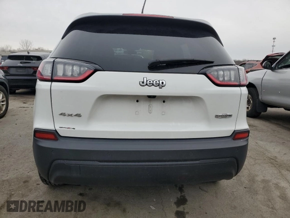 2020 Jeep Cherokee Altitude with VIN 1C4PJMLB9LD518928, listed as a Copart auction lot 43690845 with 55,377 mi miles and Salvage Title. Bid and sale history available at carsss.com. Image 6.