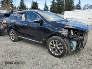 2019 Kia Sorento SX V6 with VIN 5XYPKDA51KG522319, listed as a Copart auction lot 53729355 with 61,364 mi miles and Salvage Title. Bid and sale history available at carsss.com. Image 4.