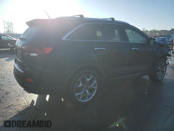 2019 Kia Sorento EX Sport V6 with VIN 5XYPH4A52KG609919, listed as a Copart auction lot 42427105 with 92,308 mi miles and Salvage Title. Bid and sale history available at carsss.com. Image 3.