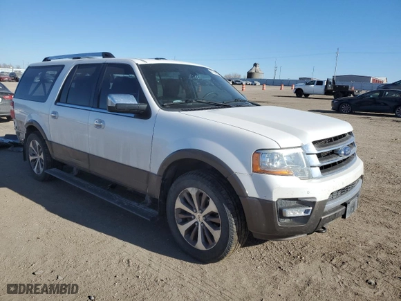 2016 Ford Expedition EL XLT with VIN 1FMJK1JT1GEF11805, listed as a Copart auction lot 87748655 with 135,448 mi miles and Clean Title. Bid and sale history available at carsss.com. Image 4.