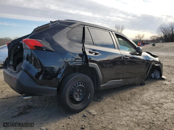 2021 Toyota RAV4 LE with VIN 2T3H1RFV4MW155160, listed as a Copart auction lot 48017775 with 0 mi miles and Clean Title. Bid and sale history available at carsss.com. Image 3.