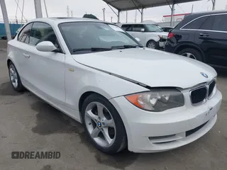 2008 BMW 1 Series 128i with VIN WBAUP93538VF47853, listed as a IAAI auction lot 42158847 with 217,338 mi miles and . Bid and sale history available at DreamBid. Image 1.