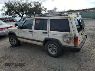 1998 Jeep Cherokee Sport with VIN 1J4FT68S8WL101900, listed as a Copart auction lot 86476444 with 0 mi miles and Salvage Title. Bid and sale history available at carsss.com. Image 2.