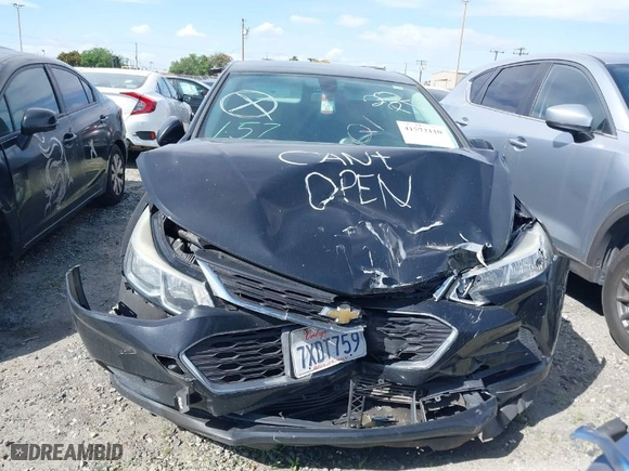 2017 Chevrolet Cruze LS with VIN 1G1BC5SM7H7138420, listed as a IAAI auction lot 41572110 with NaN miles. Bid and sale history available at carsss.com. Image 13.