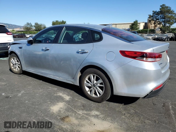 2018 Kia Optima LX with VIN 5XXGT4L36JG181852, listed as a Copart auction lot 64071225 with 51,962 mi miles and Salvage title. Bid and sale history available at DreamBid. Image 2.