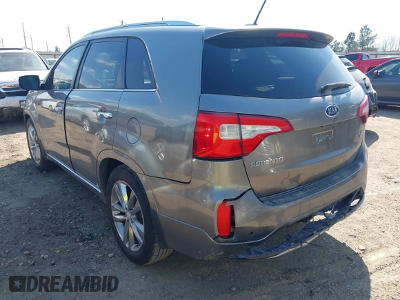 2014 Kia Sorento SX Limited with VIN 5XYKW4A75EG517578, listed as a IAAI auction lot 41769586 with 183,583 mi miles. Bid and sale history available at carsss.com. Image 3.