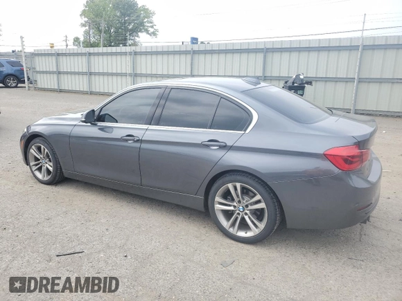 2018 BMW 3 Series 330i with VIN WBA8B9G56JNU57500, listed as a Copart auction lot 51907895 with 97,889 mi miles and Salvage title. Bid and sale history available at DreamBid. Image 2.