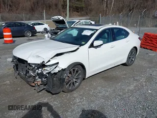 2016 Acura TLX V6 with VIN 19UUB2F30GA006203, listed as a IAAI auction lot 41489757 with 37,403 mi miles. Bid and sale history available at carsss.com. Image 19.