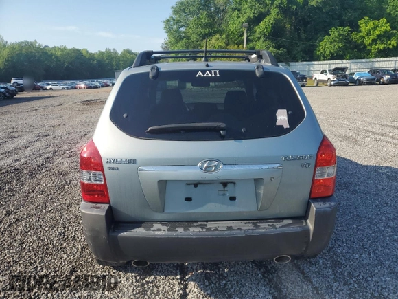 2006 Hyundai Tucson GLS with VIN KM8JN12DX6U412368, listed as a Copart auction lot 54700705 with 146,002 mi miles and Clean Title. Bid and sale history available at carsss.com. Image 6.
