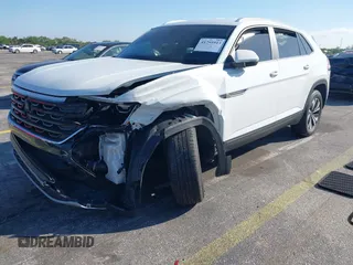 2024 Volkswagen Atlas SE with VIN 1V2DE2CA0RC204892, listed as a IAAI auction lot 41705913 with 12,337 mi miles and . Bid and sale history available at DreamBid. Image 6.