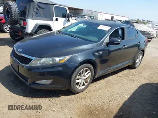 2012 Kia Optima LX with VIN 5XXGM4A79CG040070, listed as a IAAI auction lot 42106460 with 109,422 mi miles and . Bid and sale history available at carsss.com. Image 2.
